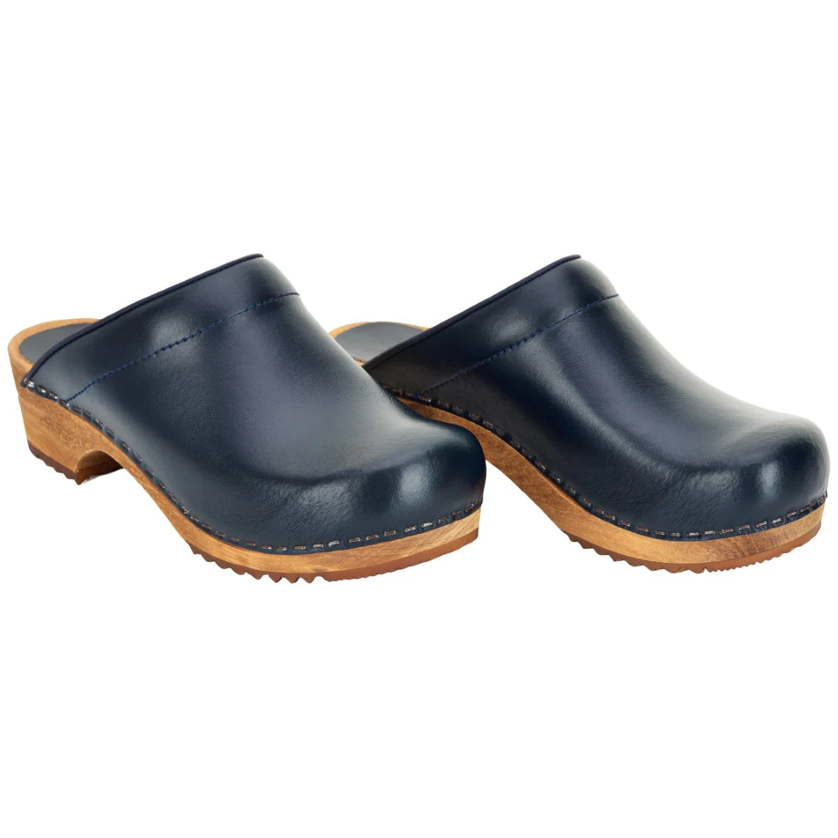 Lotte Women's Wood Clog in Blue - Image 3