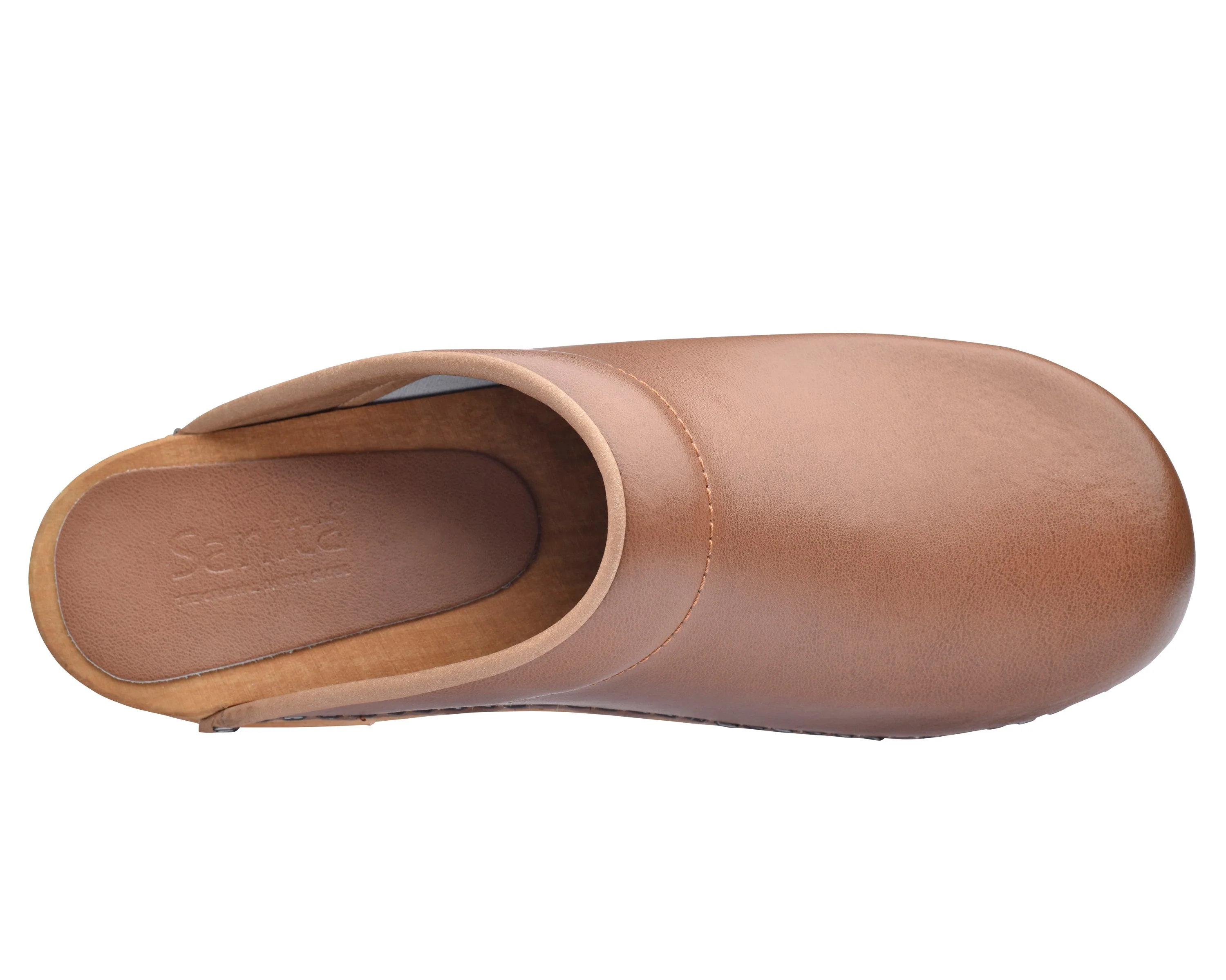 Lotte Women's Wood Clog in Cognac - Image 5