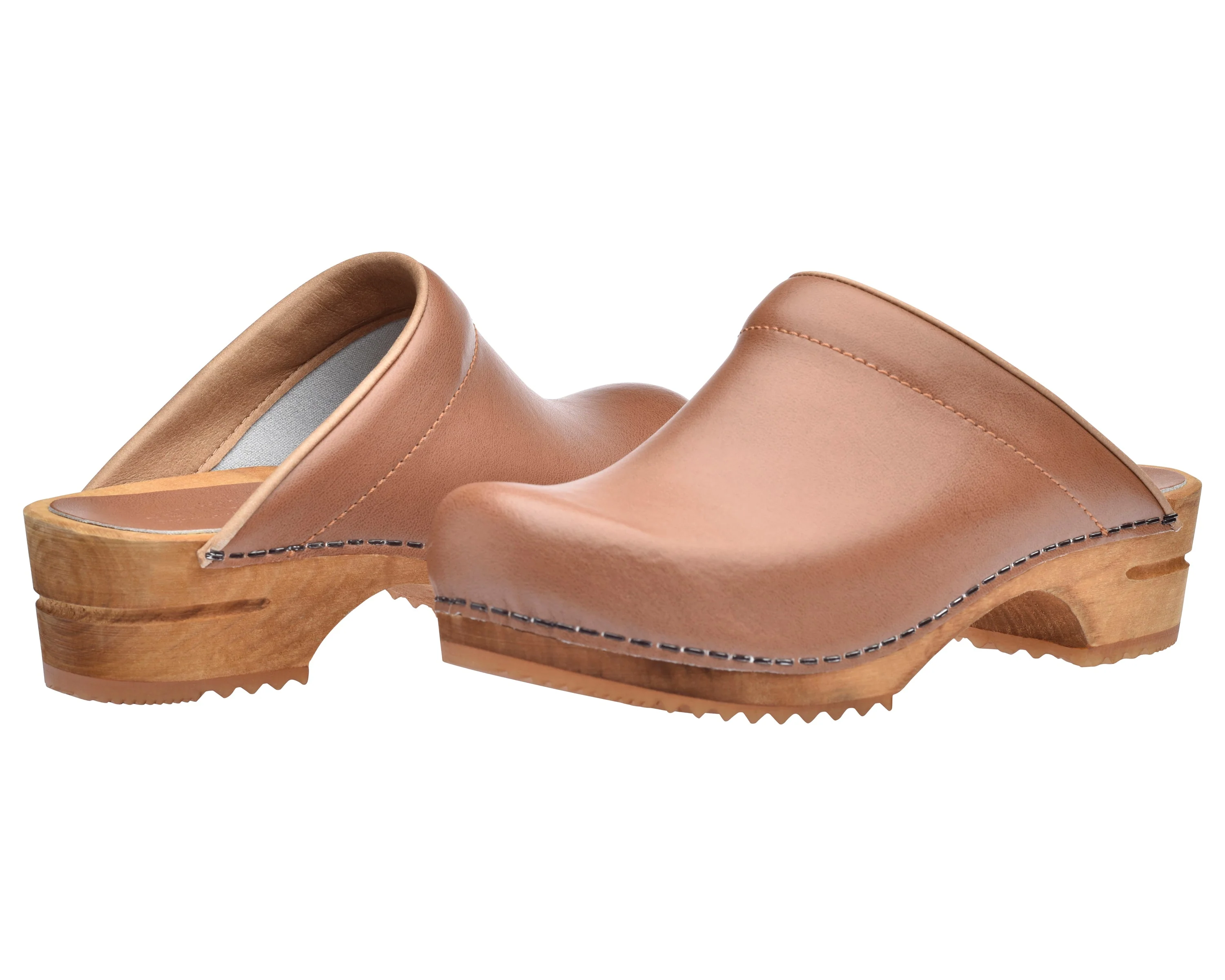 Lotte Women's Wood Clog in Cognac - Image 6