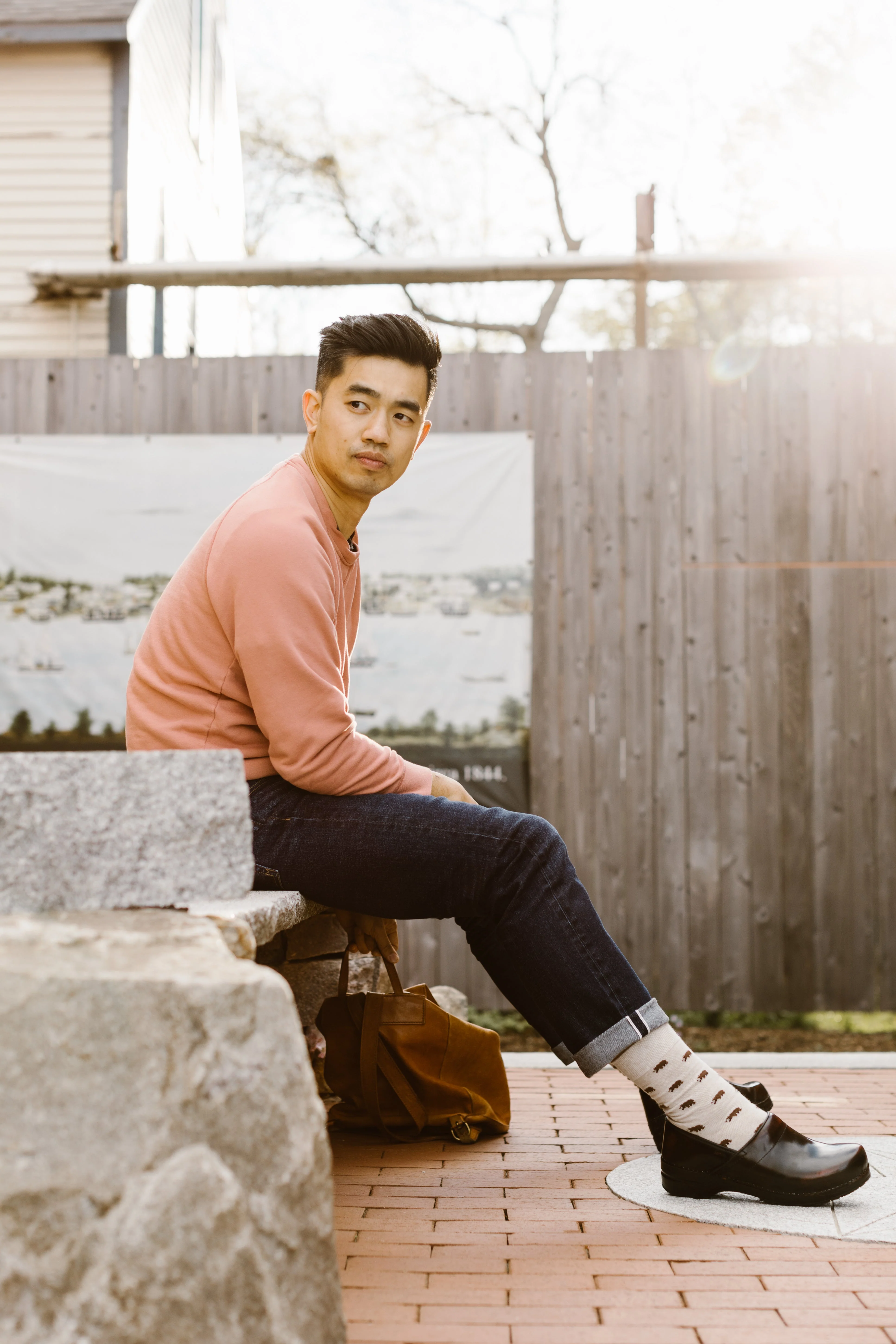 Pro. Cabrio Men's Clog in Bordeaux - Image 4