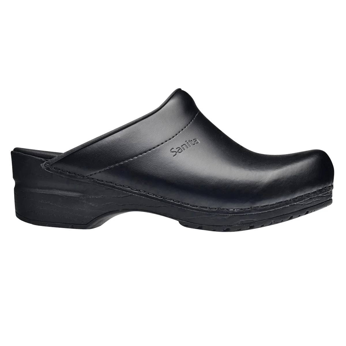 Sonja PU Women's Clog in Black - Image 5